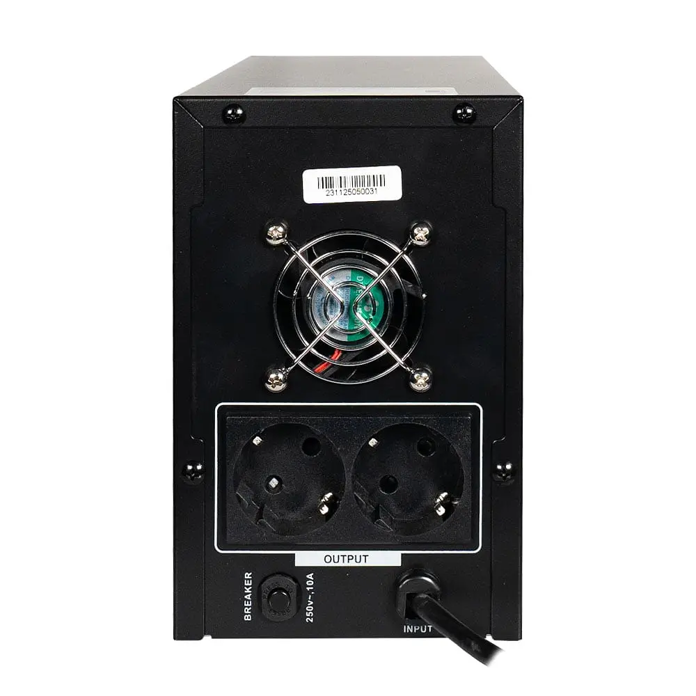 Джерело безперебійного живлення KRF-2000VA/1200W(LCD) UPS Kraft (42-00004) - фото 5