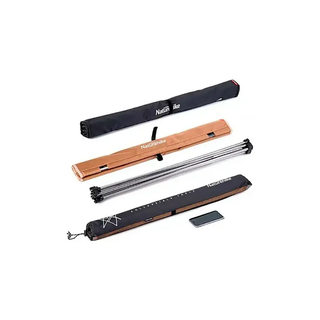 Туристичний стіл Naturehike NH20JJ020 L Aluminium Black (6927595763421) - фото 2