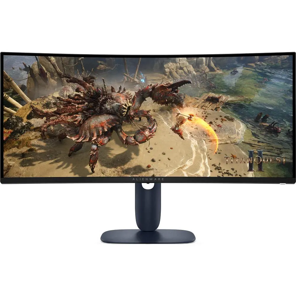 Монiтор Dell 34" AW3425DWM VA Black Curved 180Hz (210-BQWL) - фото 2
