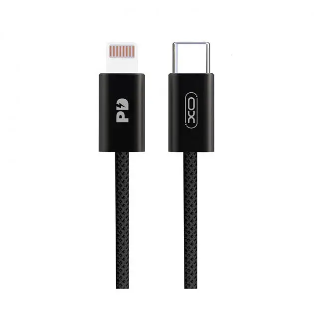 Кабель XO NB-Q206A Lightning to TYPE-C 20W Black