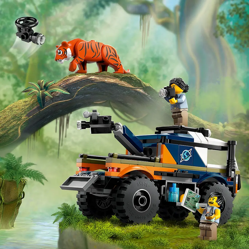 Конструктор LEGO City Позашляховик для дослідження джунглів 314 деталей (60426) - фото 7