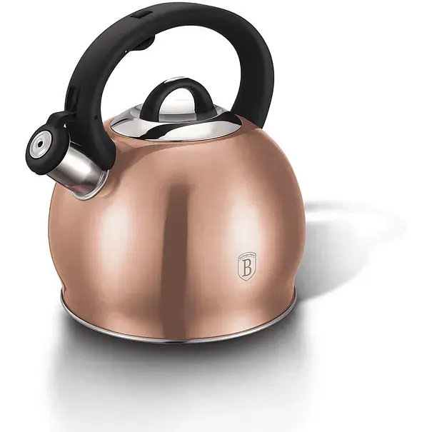 Чайник Berlinger Haus зі свистком рожеве золото 3 л (BH 1075N) - фото 3