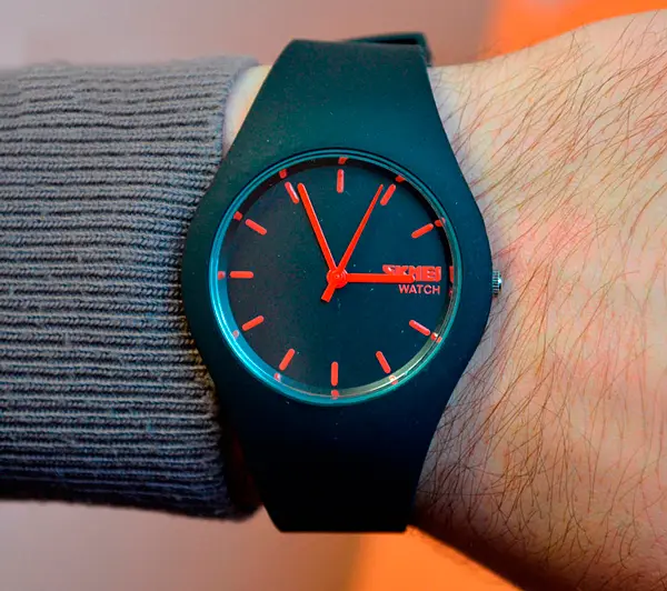 Годинник Skmei Rubber Black II 9068 - фото 10