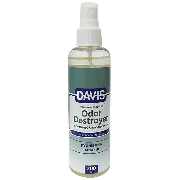 Спрей Davis Veterinary Odor Destroyer ДЭВИС ОДОР ДИСТРОЕР для удаления запахов животных 200 мл (ODR200)