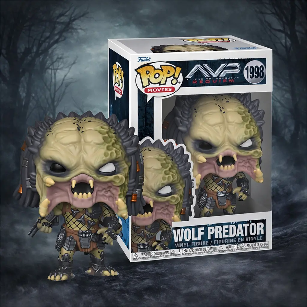Ігрова фігурка Funko POP! Чужі проти Хижака S3 Хижак Wolf в асортименті (90242) - фото 4
