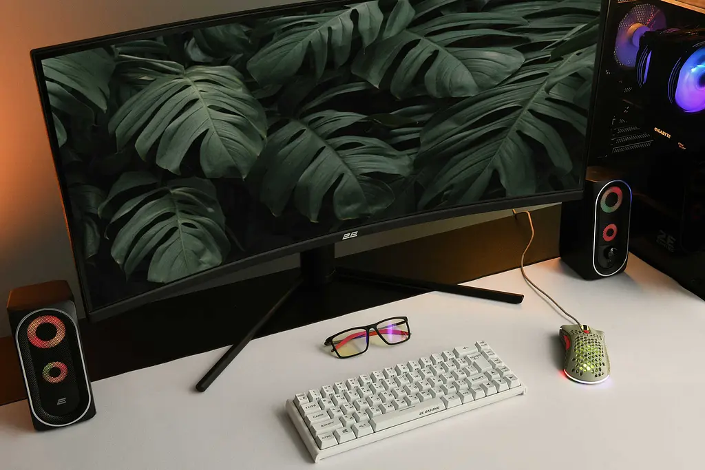 Акустична система 2E PCS234 RGB, 2.0, USB, Black - фото 2