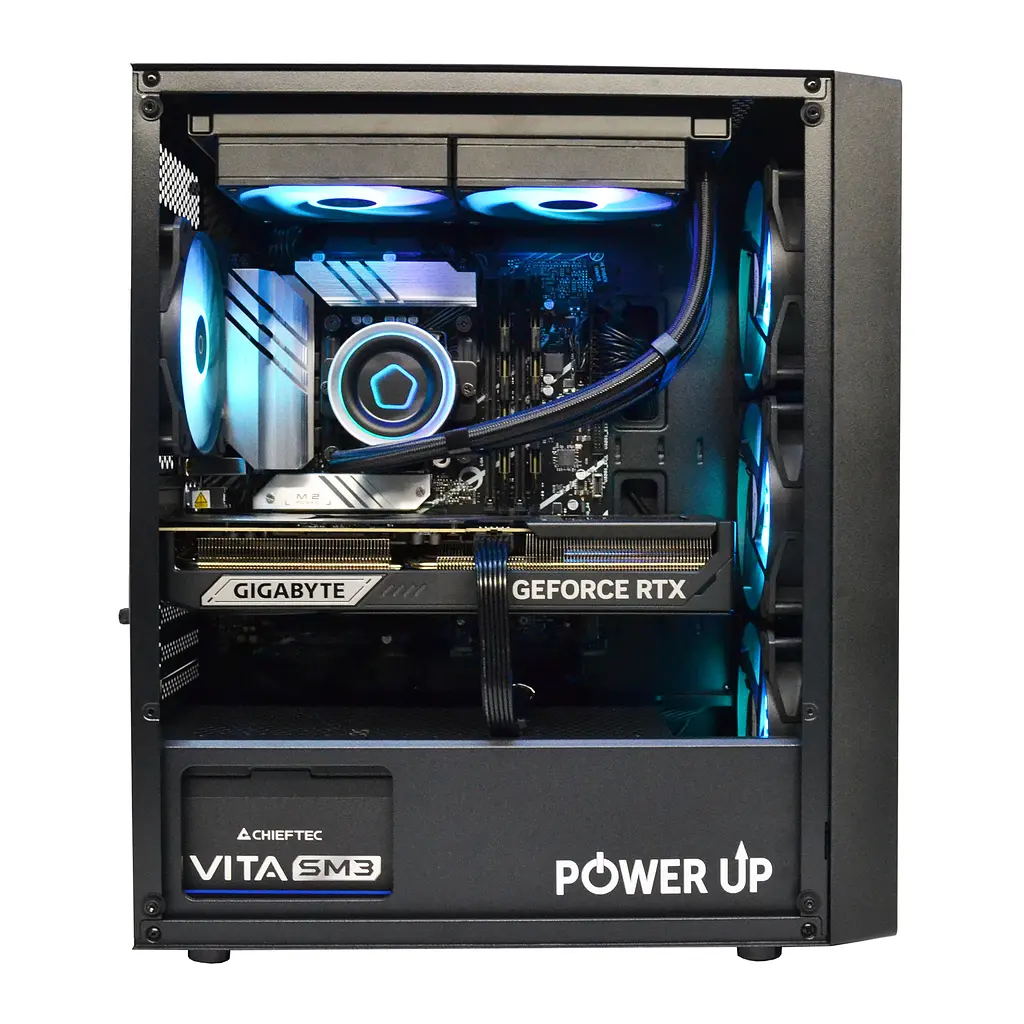 Ігровий комп'ютер Power Up GamePC TOP #176 Ryzen 5 7600/16 GB/SSD 512 Gb/GeForce RTX 3050 8 Gb - фото 3