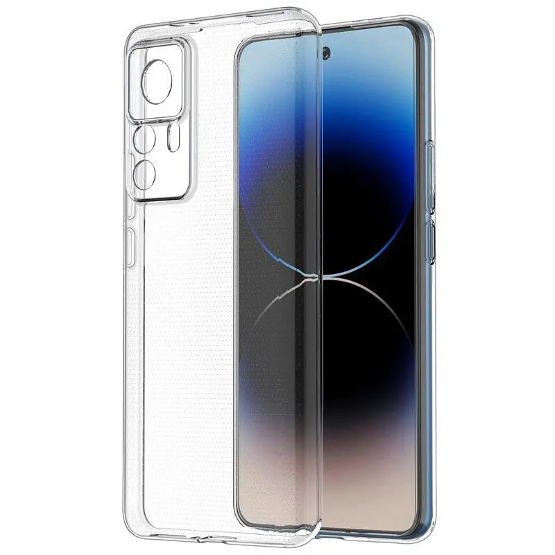 TPU чохол Epic Transparent 1,5mm Full Camera для Xiaomi 12T / 12T Pro Безбарвний (прозорий) - фото 2