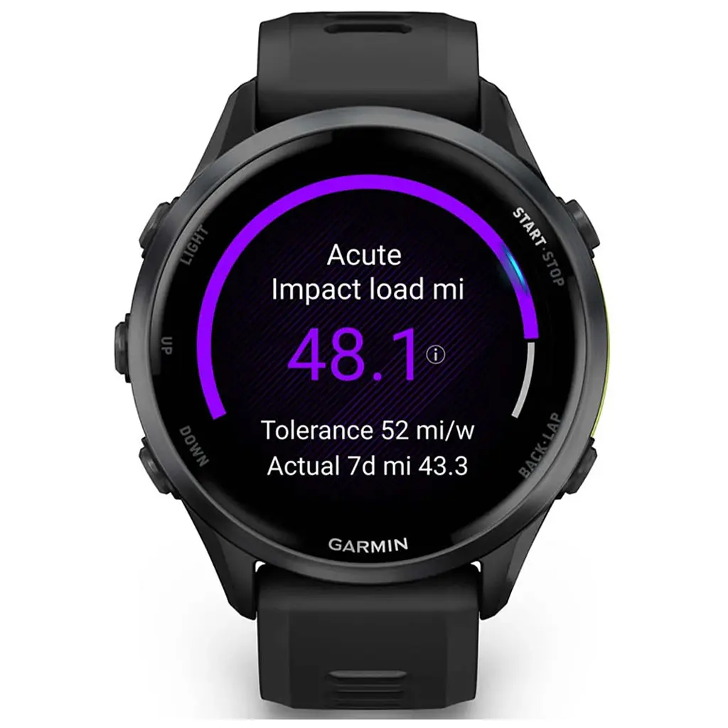 Смарт-годинник Garmin Forerunner 970, Black/Amp Yellow, GPS (010-02969-10) - фото 7