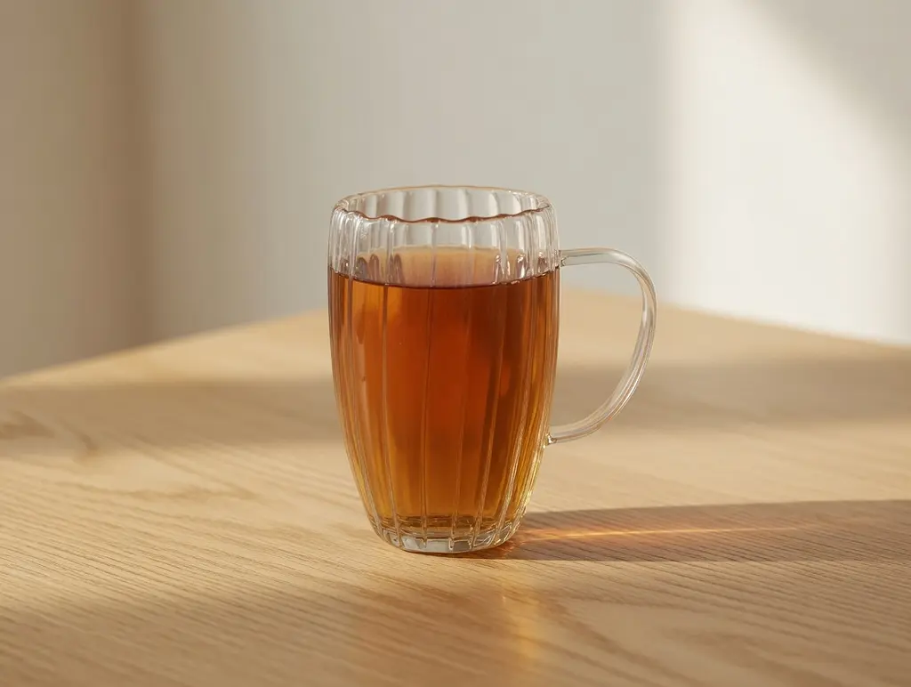 Чашка стеклянная с двойными стенками Lumines Волна 450 мл (TS24S02B) - фото 2