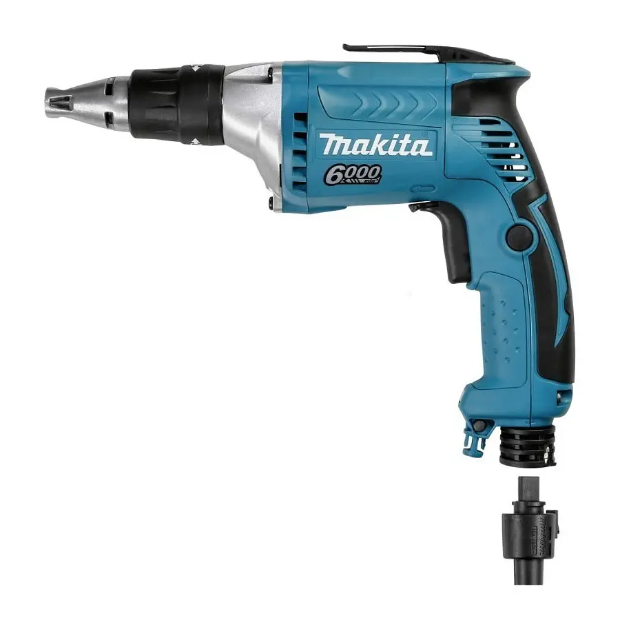 Шурупокрут для гіпсокартону мережевий Makita FS6300R (0-6000 об/хв, 1/4", 570 Вт) - фото 2