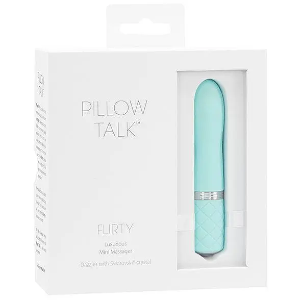 Вібратор Pillow Talk Flirty 11 см блакитний - фото 5
