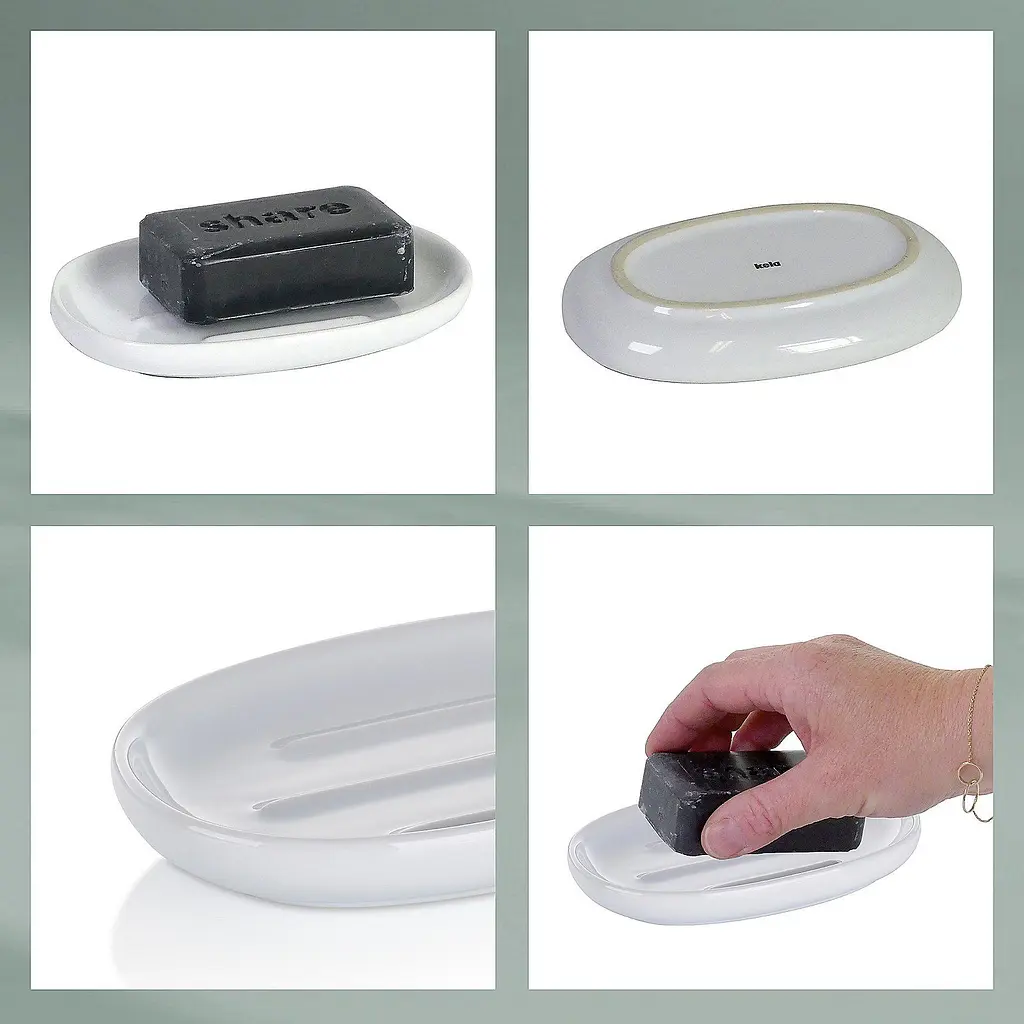 Мильниця Kela Isabella 13.5х8.5х2 см зелене листя (22005) - фото 4