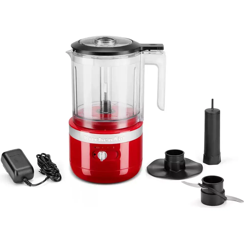 Кухонний мінікомбайн KitchenAid 5KFCB519EER бездротовий червоний - фото 2