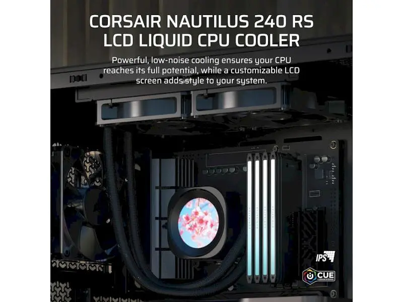 Водяне охолодження Corsair Nautilus 240 RS LCD Black (CW-9061031-WW) - фото 9