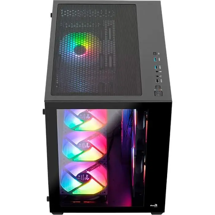 Корпус Aerocool Dryft Mini-G-BK-v2 Black без БП (ACCS-ES02163.11) - фото 3