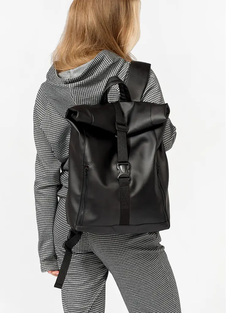 Рюкзак Sambag унисекс RollTop LZT черный 43 х 31 х 14 см (24208001) - фото 5