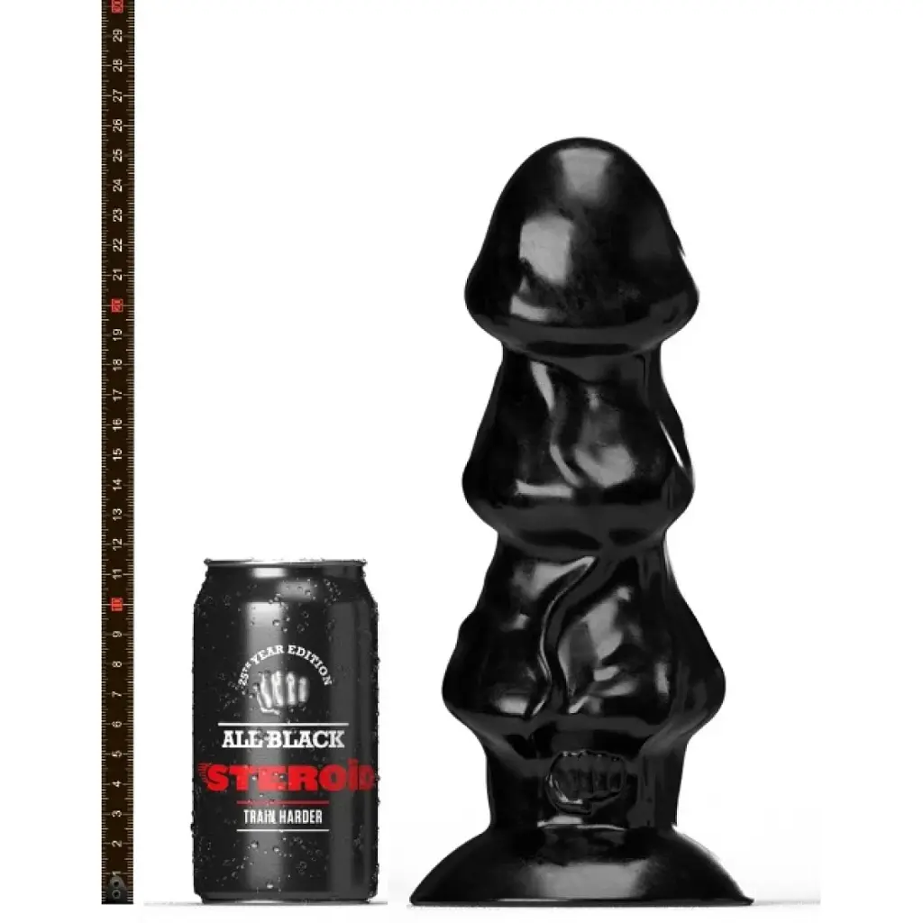 Анальна пробка All Black Steroid ABS22 Shuttlecock 24 см (чорний) - фото 8