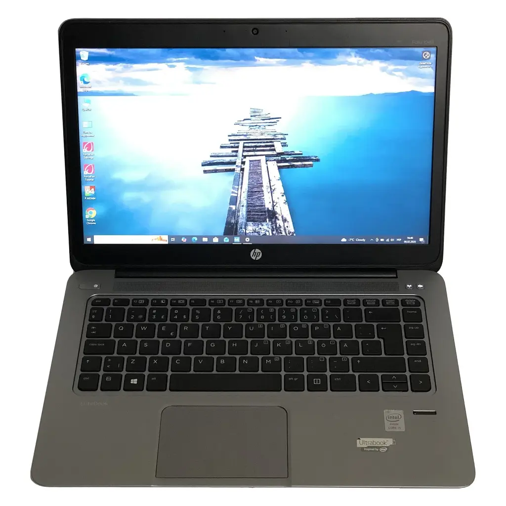 Ноутбук HP Elitebook 1040 G1 / 14" (1600x900) / i5-4210U / 4GB / 128GB SSD / Win10Pro / Backlight / сканер відбитка - Б/в