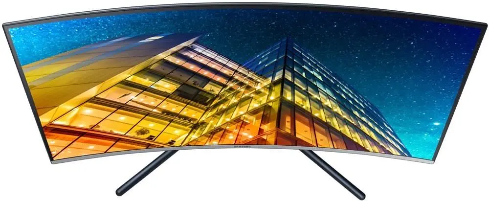 Монітор 31.5" Samsung U32R590 VA Dark Blue Gray Curved (LU32R590CWIXCI) Б/в - фото 3