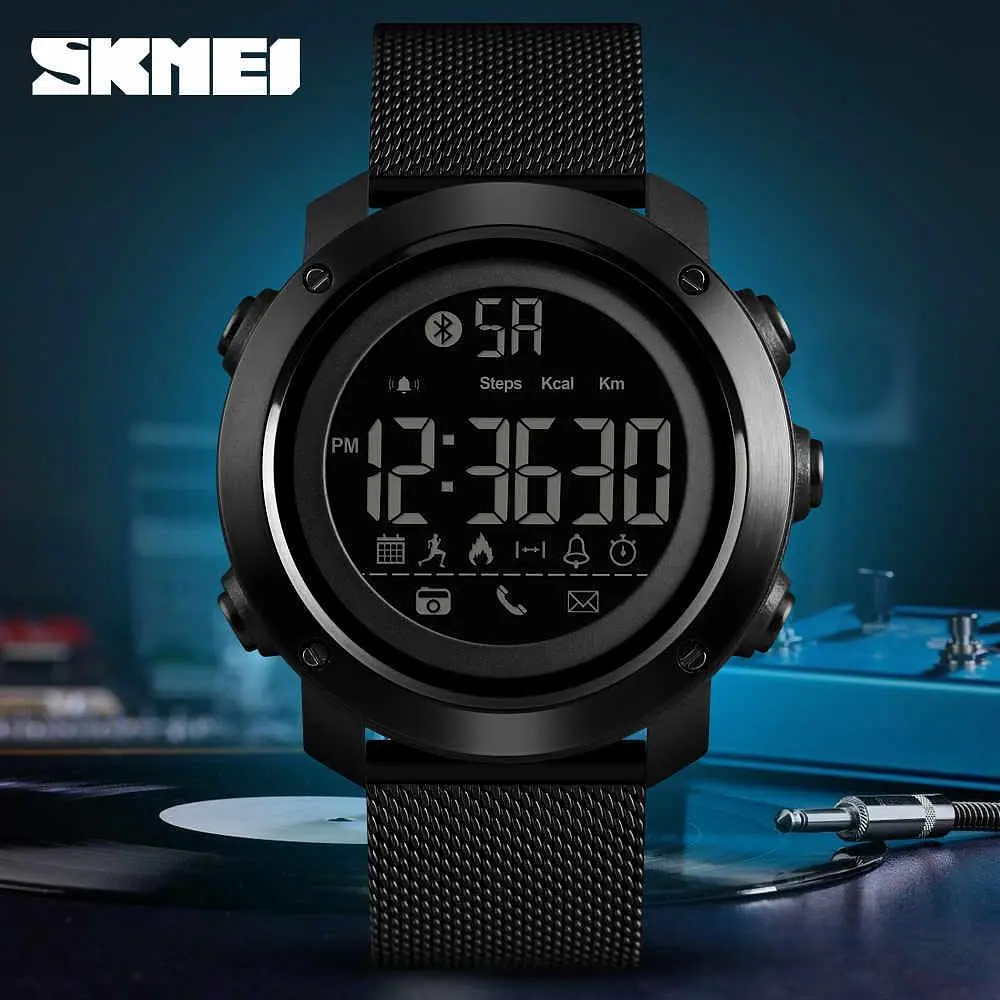 Спортивний годинник Skmei Smart 1462 Revolution смарт-годинник Чорний - фото 3