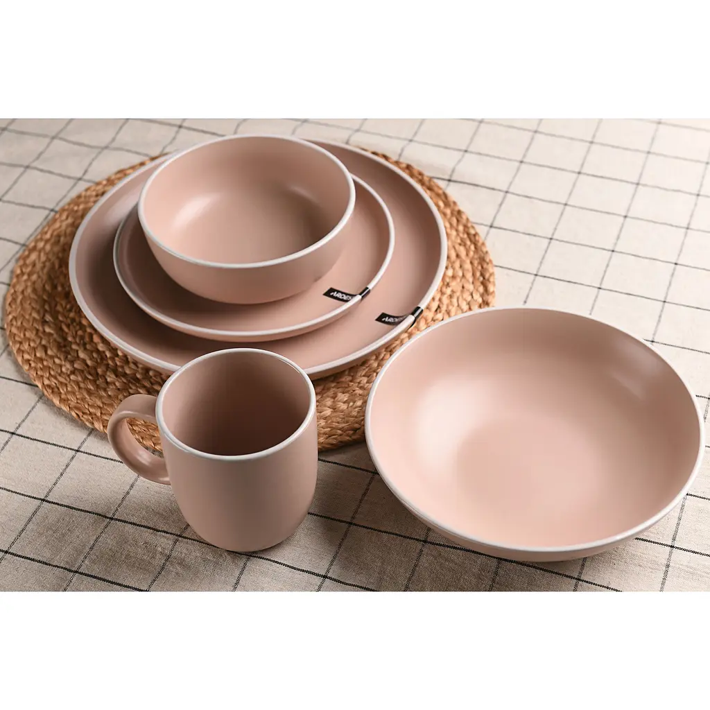 Чашка Ardesto Cremona Summer pink 390 мл рожева (AR2939PC) - фото 2