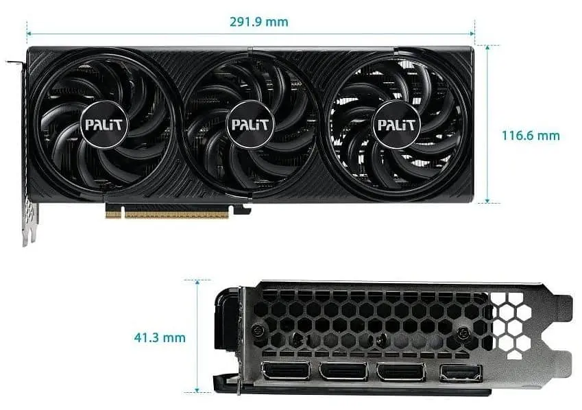 Видеокарта Palit RTX 5070 12GB Infinity 3 OC (NE75070S19K9-GB2050S) (GDDR7, 192 bit, PCI-E v5.0 x16) - фото 7