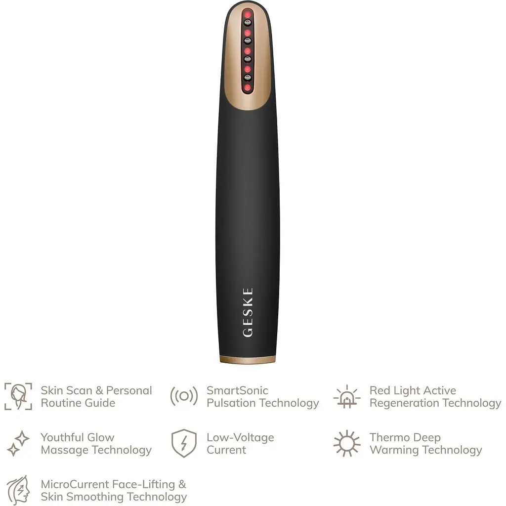 Масажер для обличчя GESKE Skin Firming Wand 7в1 Gray (HB0428) [176848] - фото 4