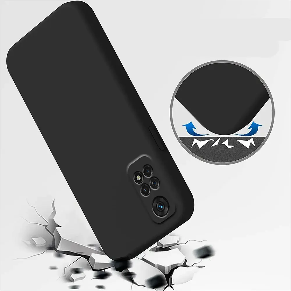 Силіконовий чохол BeCover для Xiaomi Redmi Note 11S Black (707630) - фото 4