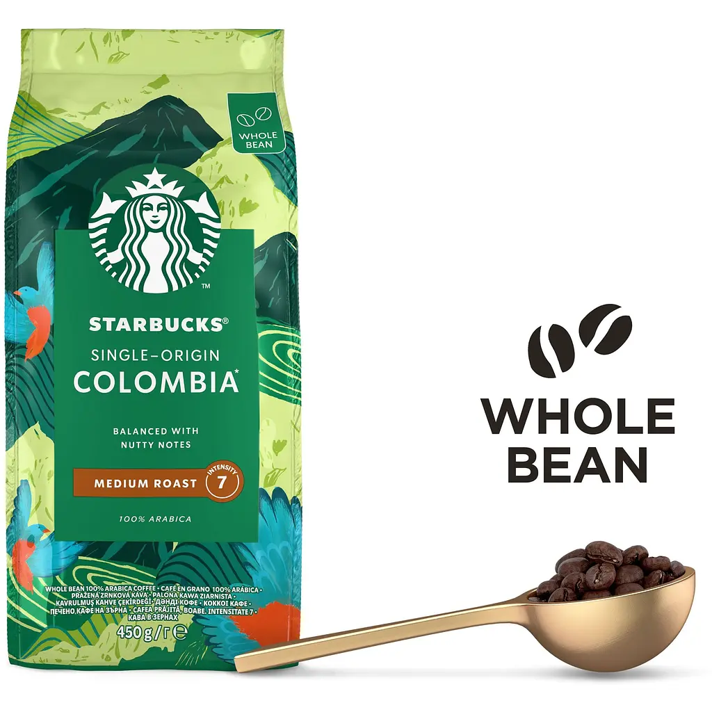 Кава Starbucks Colombia смажена в зернах 450 г - фото 6