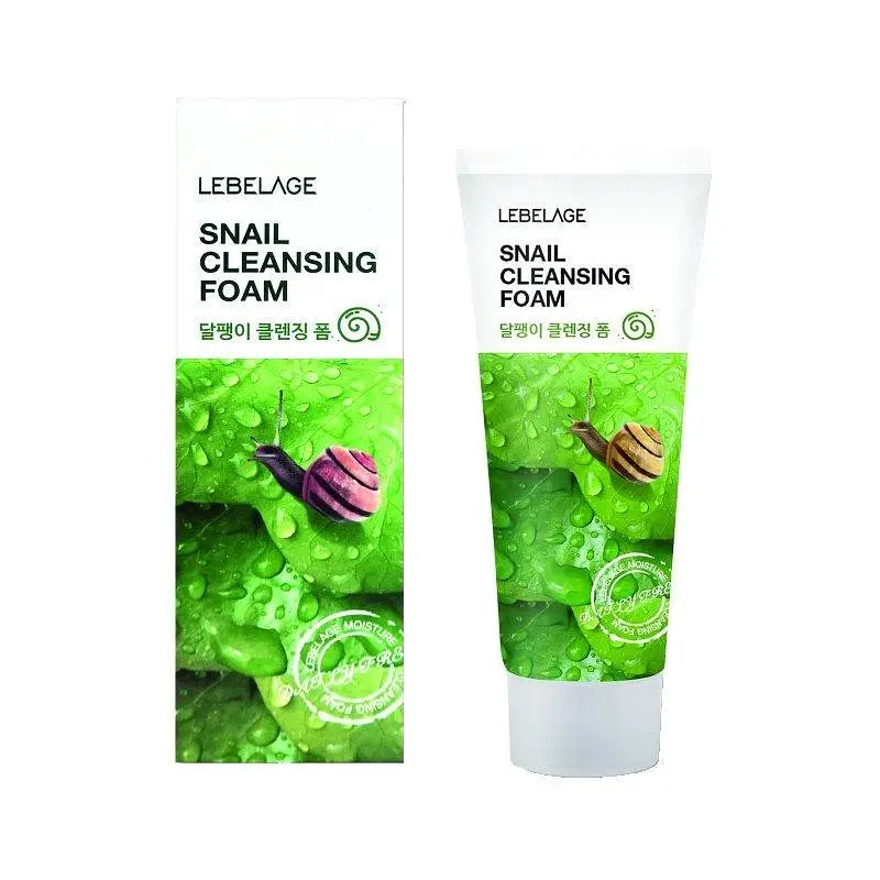 Пінка для вмивання Lebelage Snail Cleansing Foam з муцином равлика
