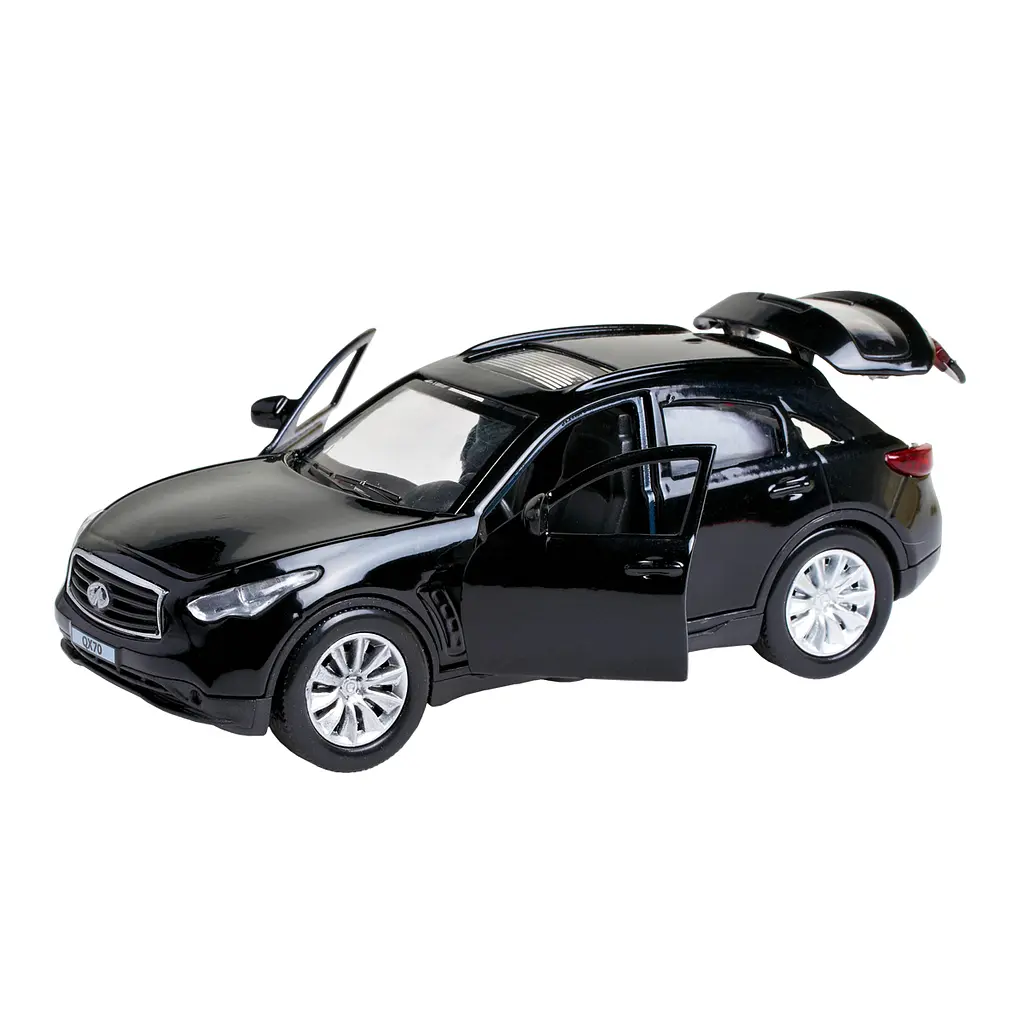 Автомодель Технопарк Infiniti QX70, 1:32, чорний (QX70-BK) - фото 6