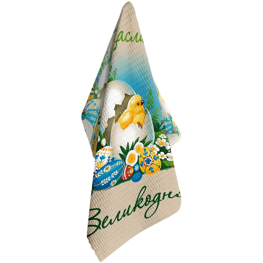 Набор кухонных полотенец LeLit Счастливой Пасхи 8082 45х60 см 3 шт. (le2000000306223) - фото 3