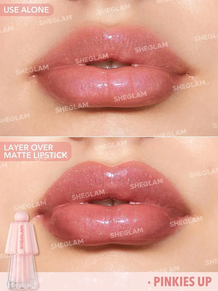 Олійка для губ з шимером SHEGLAM Jelly Wow Hydrating Lip Oil - фото 2