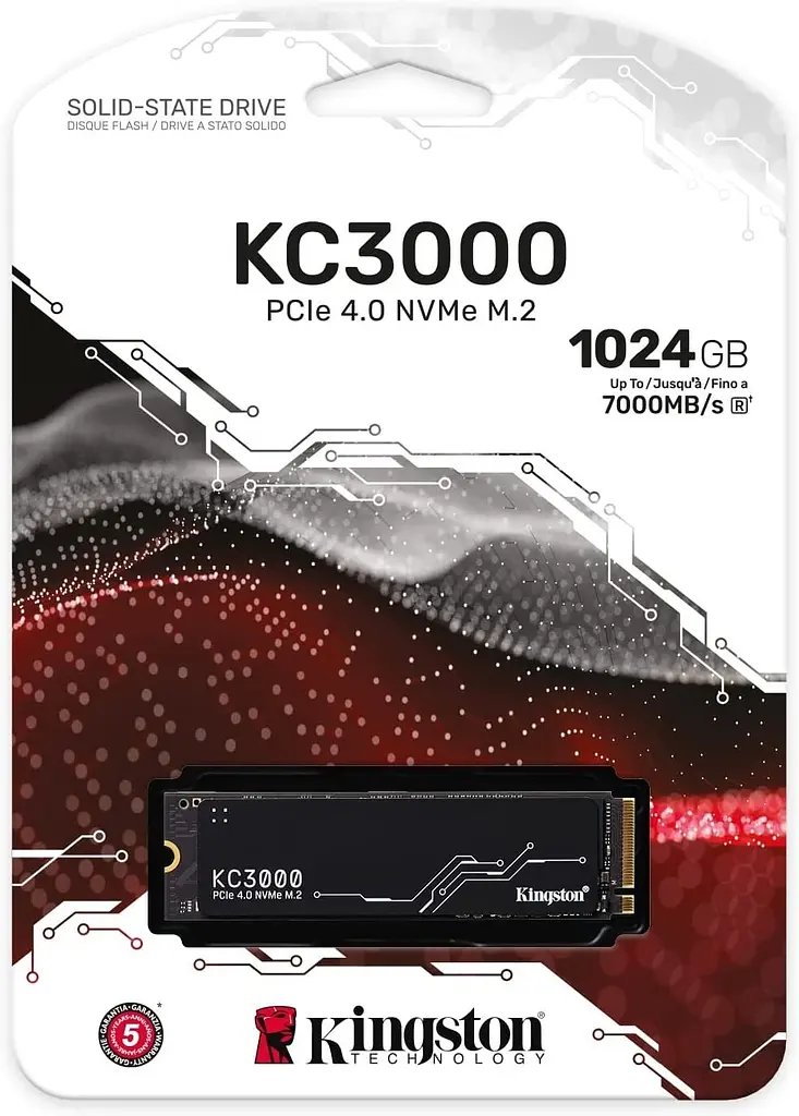 Kingston Твердотільний накопичувач SSD M.2 1TB KC3000 NVMe PCIe 4.0 4x 2280 - фото 5