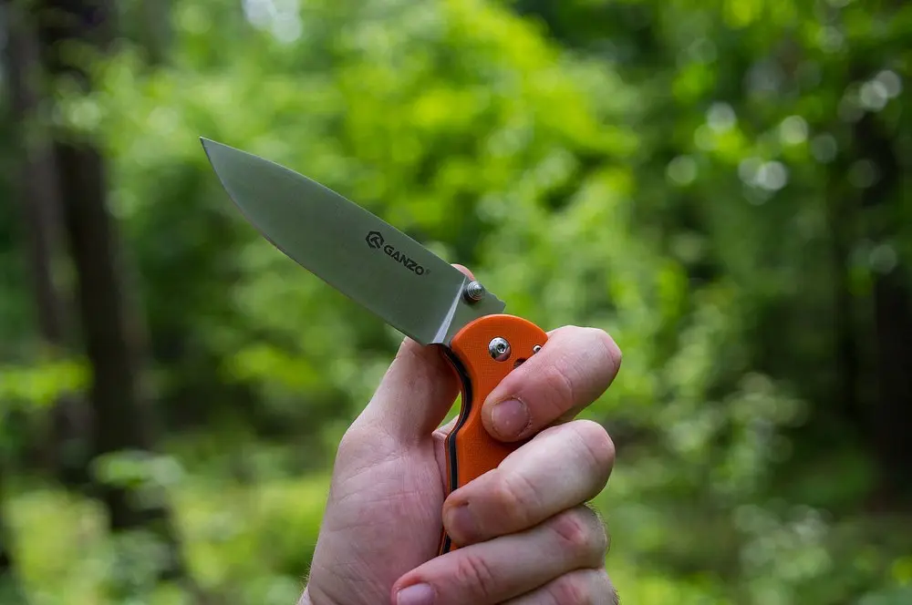 Нож складной Ganzo G740-BK черный - фото 12