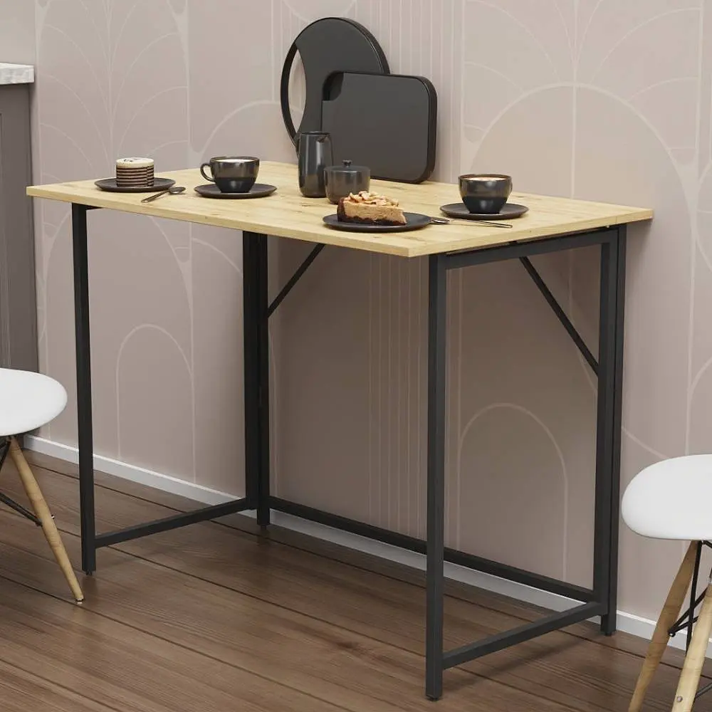 Стол раскладной Морис Ferrum-decor 750x1000x600 Черный металл ДСП Дуб Артизан 16 мм (FRD-104674) - фото 13