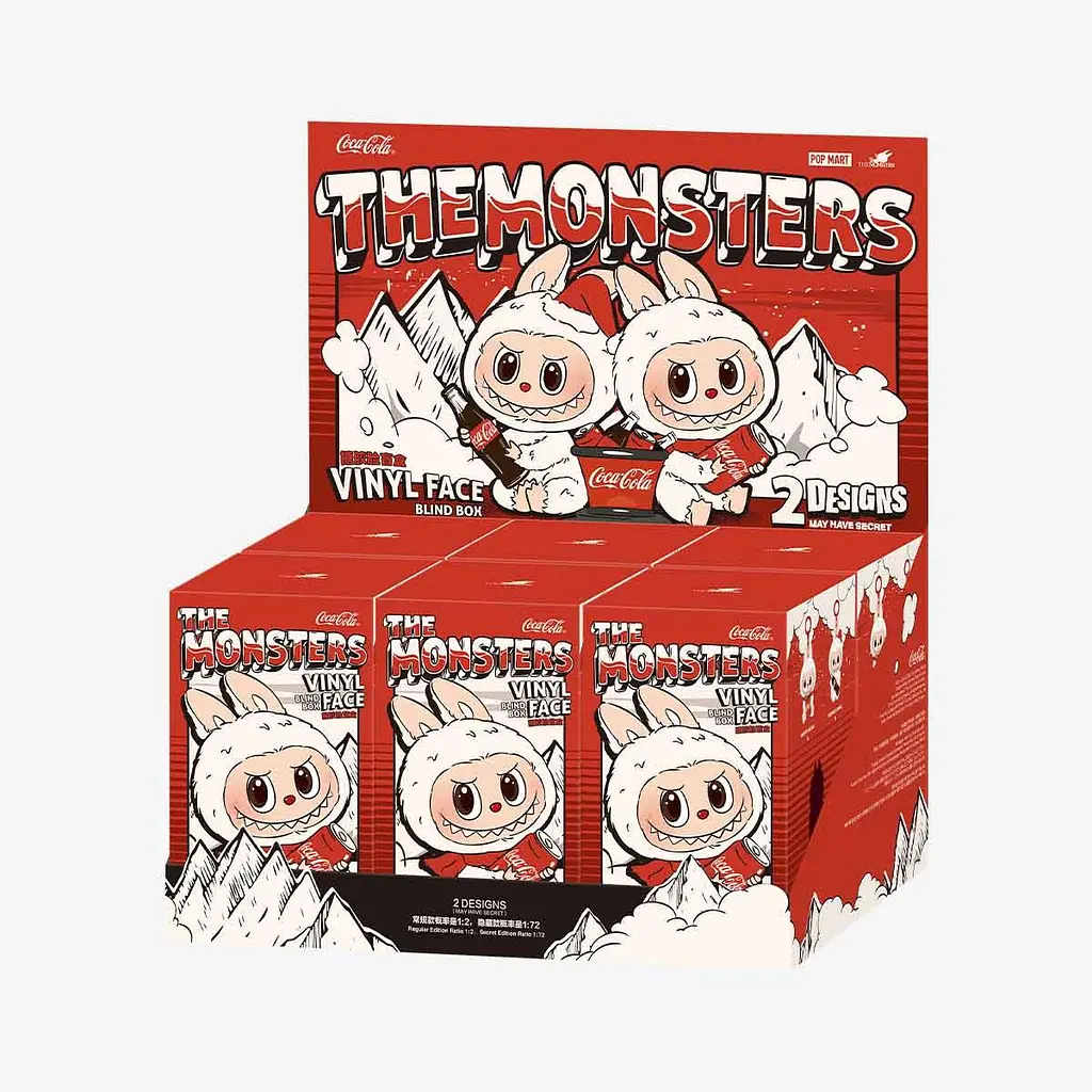 Брелок м'яка дитяча іграшка сюрприз Лабубу Labubu THE MONSTERS COCA-COLA series лялька кока кола в асортименті - фото 3