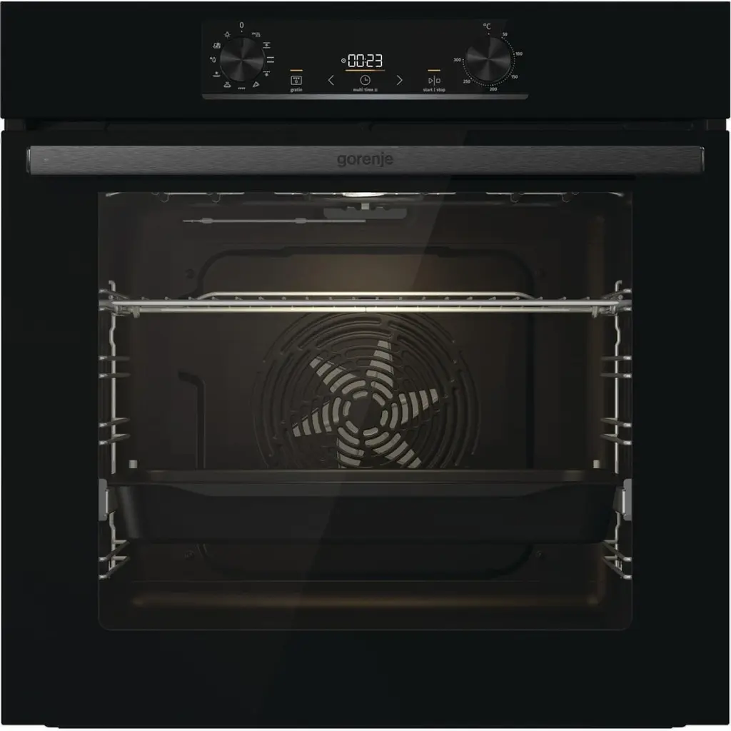 Комплект духовка електрична Gorenje BO6735E05B + поверхня газова на склі GTW641EB 743549 чорний - фото 2