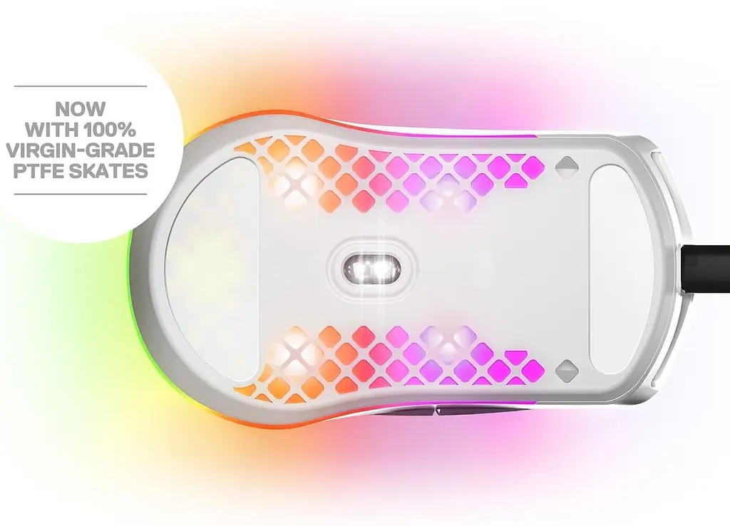 Миша SteelSeries Aerox 3 USB Snow (62603) - фото 4