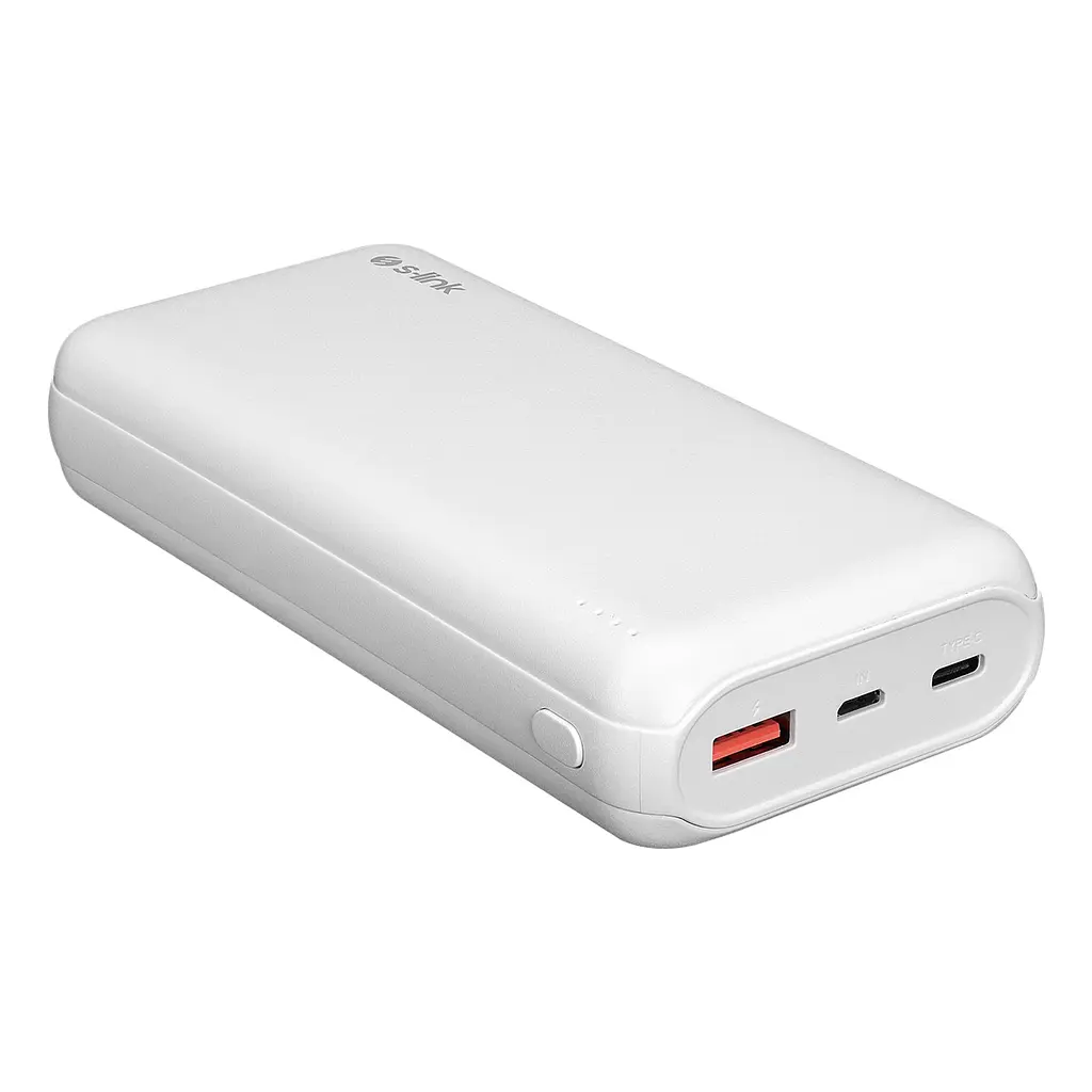 Повербанк S-link PD20W+QC 3.0 White - фото 4