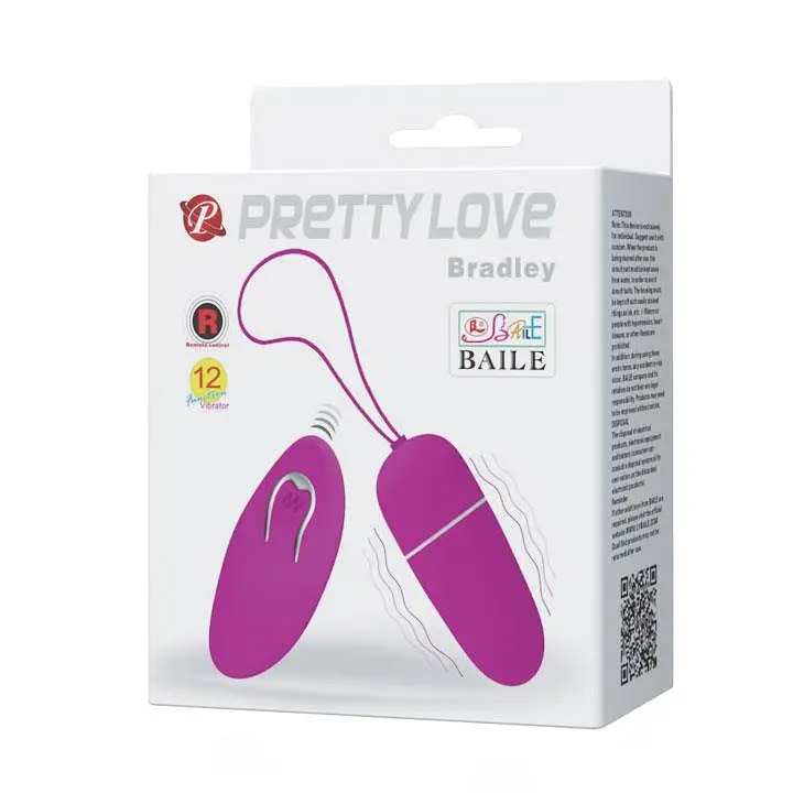 Віброяйце Pretty Lov Wireless control Egg 6.5 см фіолетовий - фото 9