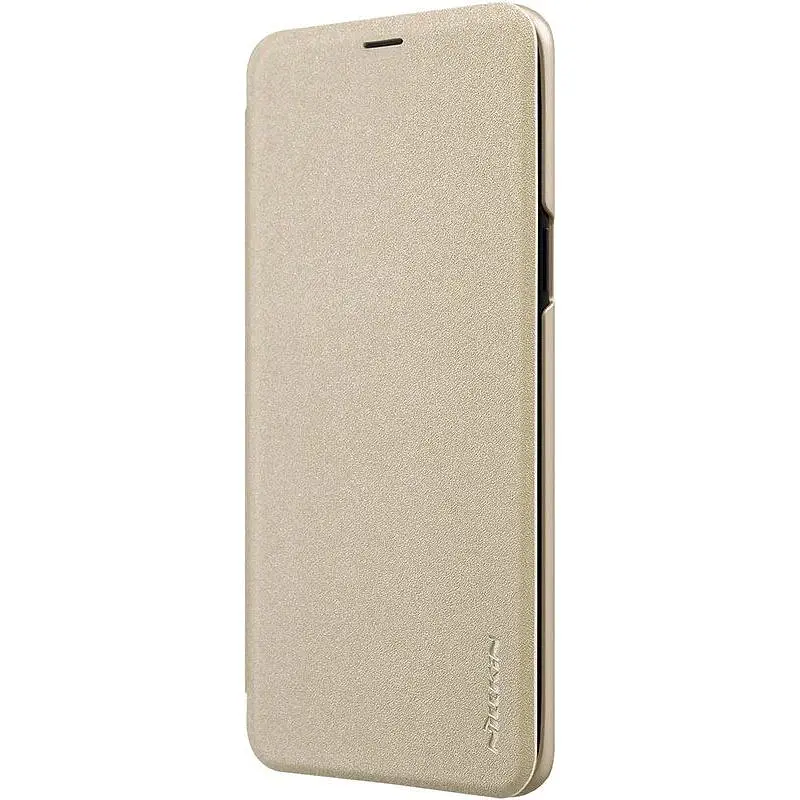 Чохол-книжка Nillkin Sparkle Leather Case Samsung Galaxy S9+ Gold - фото 3