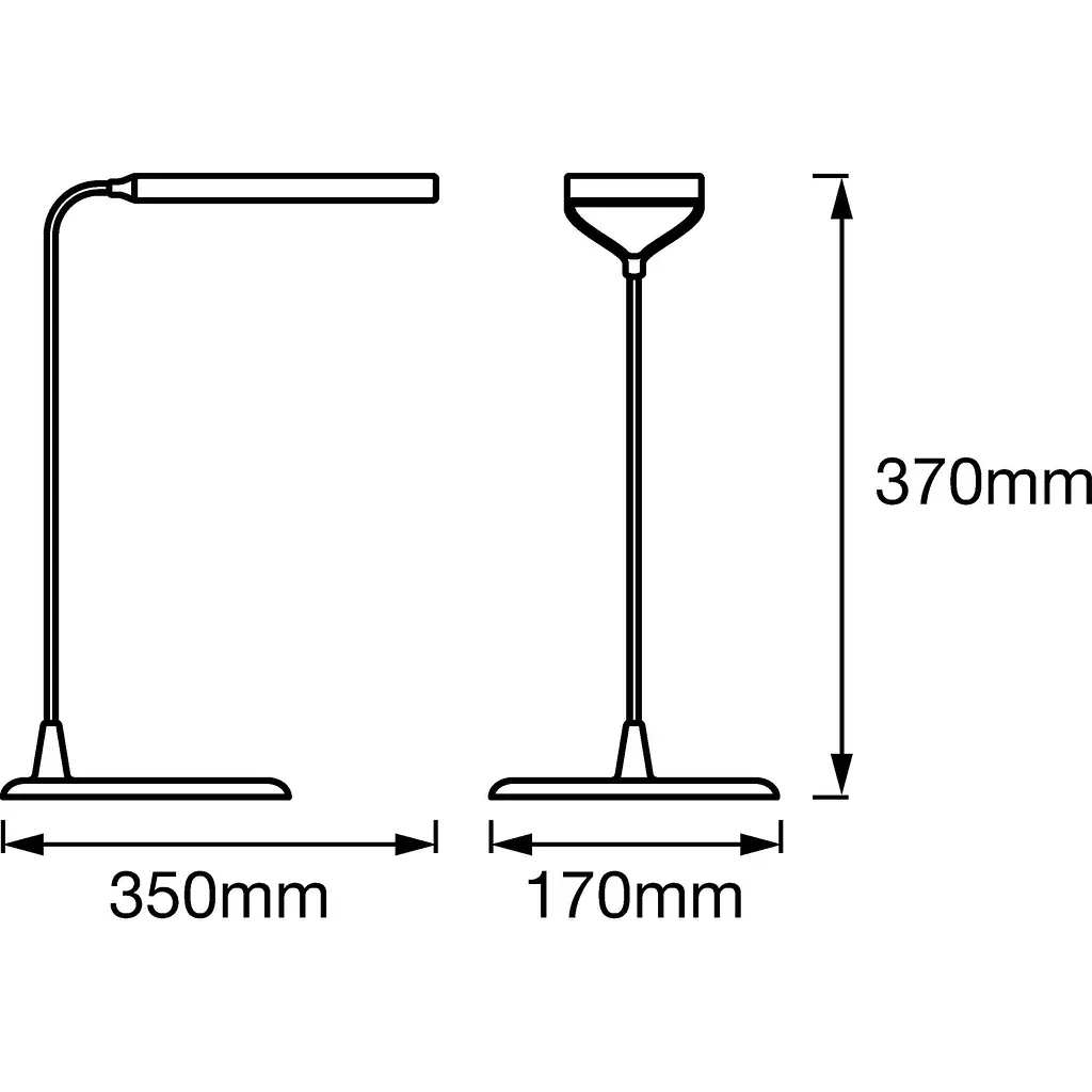 Настільна лампа Ledvance Panan Disc Single Grey (4058075472754) [152279] - фото 6