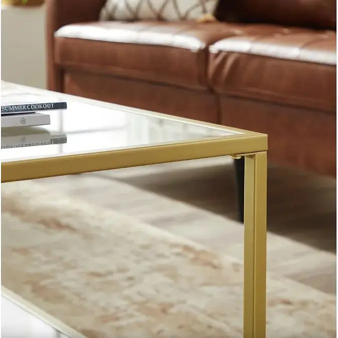 Журнальний столик Leobert Madison у стилі Loft золотистий - фото 4