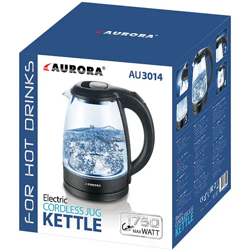 Електрочайник Aurora AU 3014 Black - фото 6