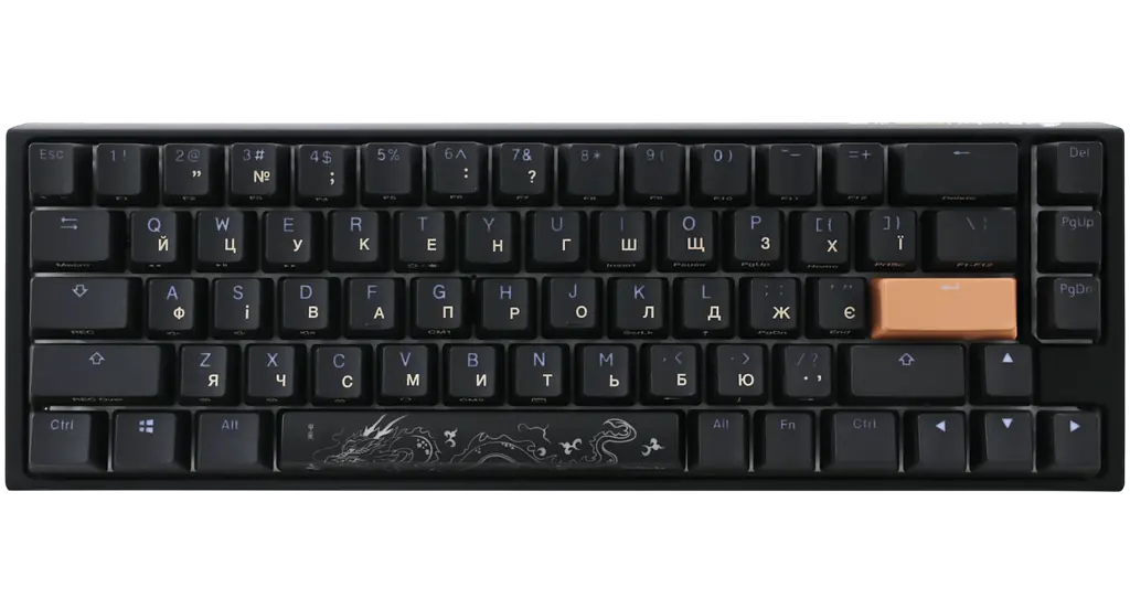 Клавіатура Ducky One 3 SF Cherry MX Red UA RGB Black (DKON2167ST-RUAPXCLAWSC1) - фото 2