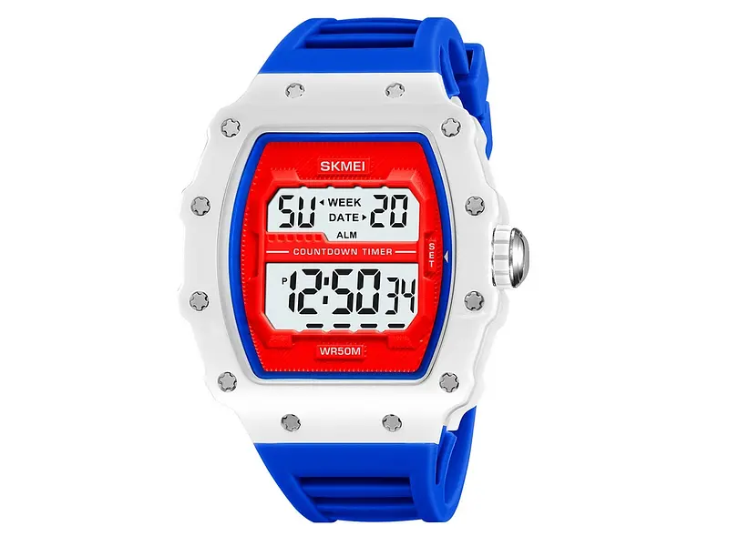 Чоловічий наручний годинник 2296BU Blue Skmei acs0030044 - фото 2