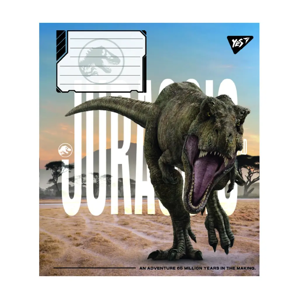 Зошит Yes JURASSIC WORLD ALIVE А5 60 аркушів клітинка (767688), в асортименті - фото 2