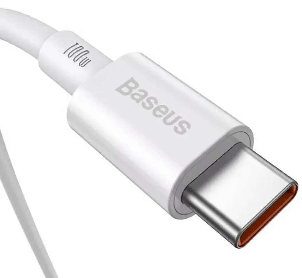Кабель Baseus Superior Series 2 Fast Charging Cable Type-C to Type-C 100W 2m P10365200211-04 White - фото 3